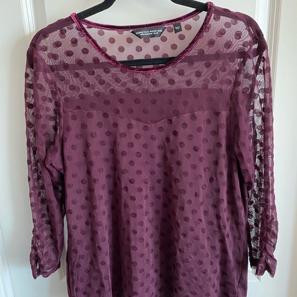 Dorothy Perkins long sleeve top - US size 14 - Picture 1 of 3